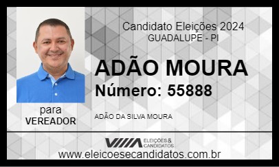 Candidato ADÃO MOURA 2024 - GUADALUPE - Eleições