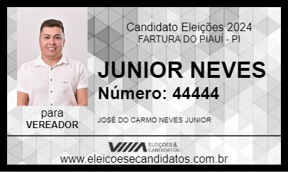 Candidato JUNIOR NEVES 2024 - FARTURA DO PIAUÍ - Eleições