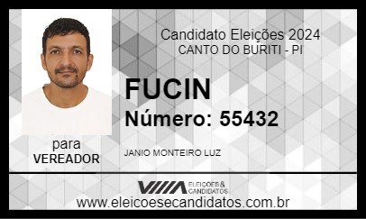 Candidato FUCIN 2024 - CANTO DO BURITI - Eleições