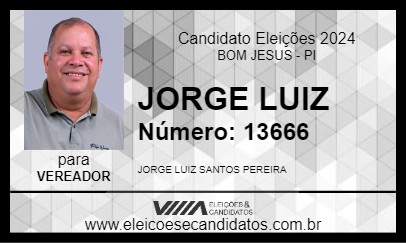 Candidato JORGE LUIZ 2024 - BOM JESUS - Eleições