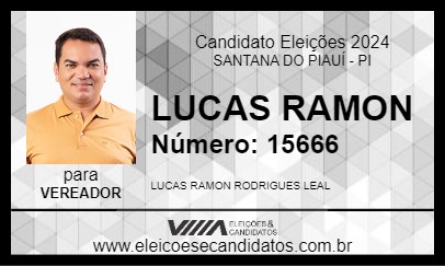 Candidato LUCAS RAMON 2024 - SANTANA DO PIAUÍ - Eleições