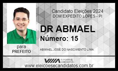 Candidato DR ABIMAEL LIMA 2024 - DOM EXPEDITO LOPES - Eleições