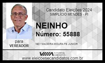 Candidato NEINHO 2024 - SIMPLÍCIO MENDES - Eleições