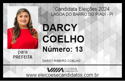 Candidato DARCY COELHO 2024 - LAGOA DO BARRO DO PIAUÍ - Eleições