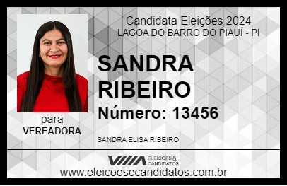 Candidato SANDRA RIBEIRO 2024 - LAGOA DO BARRO DO PIAUÍ - Eleições