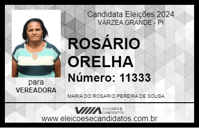 Candidato ROSÁRIO ORELHA 2024 - VÁRZEA GRANDE - Eleições