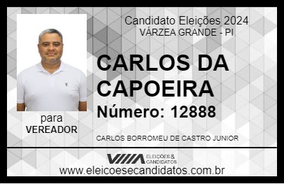 Candidato CARLOS DA CAPOEIRA 2024 - VÁRZEA GRANDE - Eleições