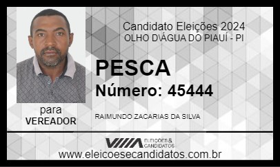 Candidato PESCA 2024 - OLHO D\ÁGUA DO PIAUÍ - Eleições