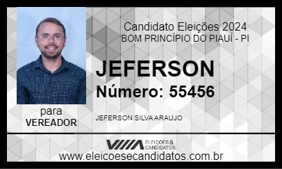 Candidato JEFERSON 2024 - BOM PRINCÍPIO DO PIAUÍ - Eleições