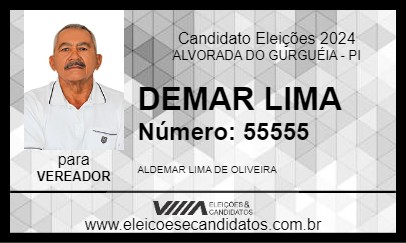 Candidato DEMAR LIMA 2024 - ALVORADA DO GURGUÉIA - Eleições