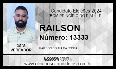 Candidato RAILSON 2024 - BOM PRINCÍPIO DO PIAUÍ - Eleições