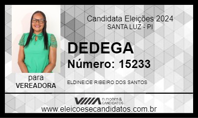 Candidato DEDEGA 2024 - SANTA LUZ - Eleições