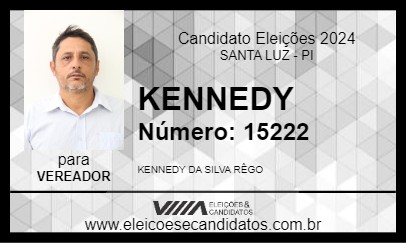 Candidato KENNEDY 2024 - SANTA LUZ - Eleições