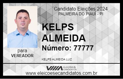 Candidato KELPS ALMEIDA 2024 - PALMEIRA DO PIAUÍ - Eleições