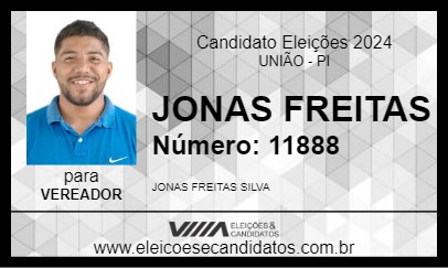 Candidato JONAS FREITAS 2024 - UNIÃO - Eleições