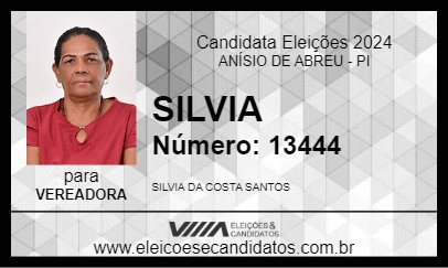 Candidato SILVIA 2024 - ANÍSIO DE ABREU - Eleições