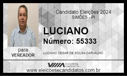 Candidato LUCIANO 2024 - SIMÕES - Eleições