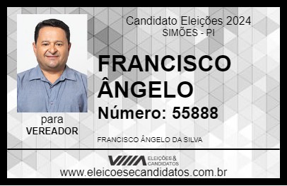 Candidato FRANCISCO ÂNGELO 2024 - SIMÕES - Eleições