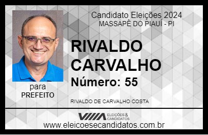 Candidato RIVALDO CARVALHO 2024 - MASSAPÊ DO PIAUÍ - Eleições