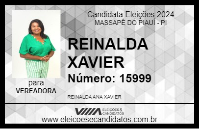 Candidato REINALDA XAVIER 2024 - MASSAPÊ DO PIAUÍ - Eleições