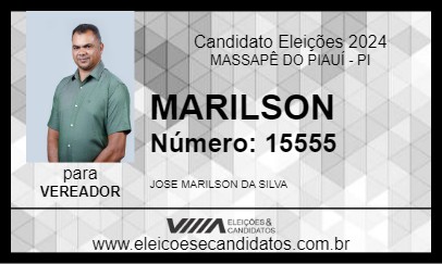 Candidato MARILSON 2024 - MASSAPÊ DO PIAUÍ - Eleições