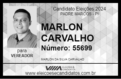 Candidato MARLON CARVALHO 2024 - PADRE MARCOS - Eleições