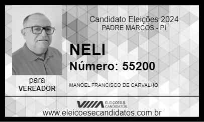 Candidato NELI 2024 - PADRE MARCOS - Eleições