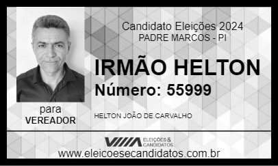 Candidato IRMÃO HELTON 2024 - PADRE MARCOS - Eleições