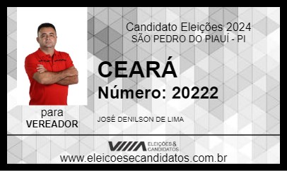 Candidato CEARÁ 2024 - SÃO PEDRO DO PIAUÍ - Eleições