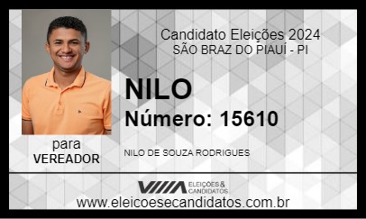 Candidato NILO 2024 - SÃO BRAZ DO PIAUÍ - Eleições