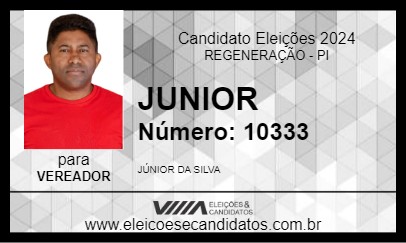 Candidato JUNIOR  2024 - REGENERAÇÃO - Eleições