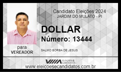 Candidato DOLLAR 2024 - JARDIM DO MULATO - Eleições