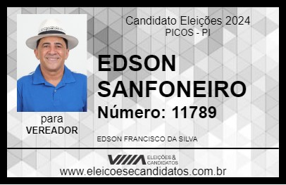 Candidato EDSON SANFONEIRO 2024 - PICOS - Eleições