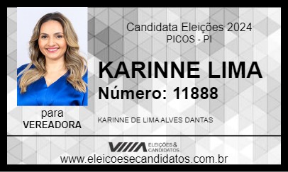 Candidato KARINNE LIMA 2024 - PICOS - Eleições