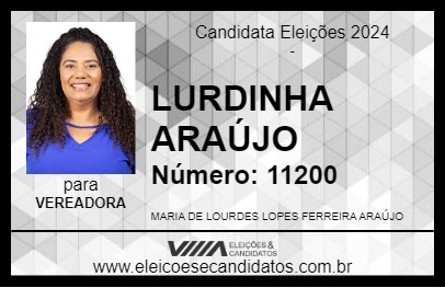 Candidato LURDINHA ARAÚJO 2024 - PICOS - Eleições