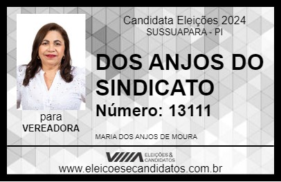 Candidato DOS ANJOS DO SINDICATO 2024 - SUSSUAPARA - Eleições