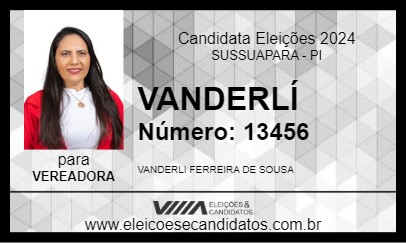 Candidato VANDERLÍ 2024 - SUSSUAPARA - Eleições