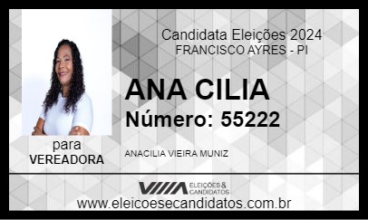 Candidato ANA CILIA 2024 - FRANCISCO AYRES - Eleições