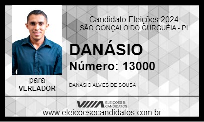 Candidato DANÁSIO 2024 - SÃO GONÇALO DO GURGUÉIA - Eleições