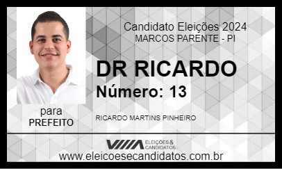 Candidato DR RICARDO 2024 - MARCOS PARENTE - Eleições