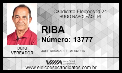 Candidato RIBA 2024 - HUGO NAPOLEÃO - Eleições