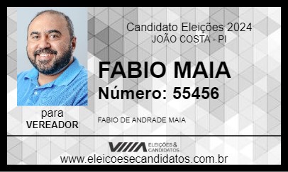 Candidato FABIO MAIA 2024 - JOÃO COSTA - Eleições