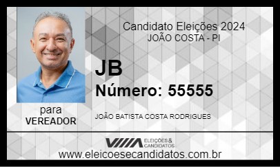 Candidato JB 2024 - JOÃO COSTA - Eleições