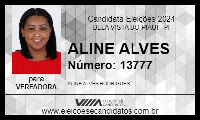 Candidato ALINE ALVES 2024 - BELA VISTA DO PIAUÍ - Eleições