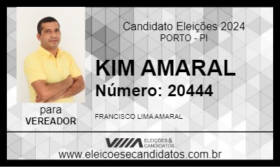 Candidato KIM AMARAL 2024 - PORTO - Eleições