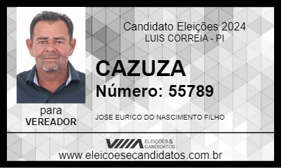 Candidato CAZUZA 2024 - LUIS CORREIA - Eleições