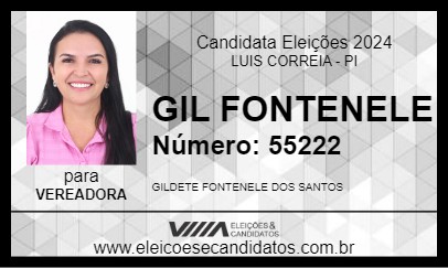 Candidato GIL FONTENELE 2024 - LUIS CORREIA - Eleições