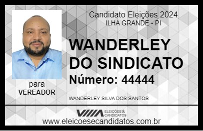 Candidato WANDERLEY DO SINDICATO 2024 - ILHA GRANDE - Eleições