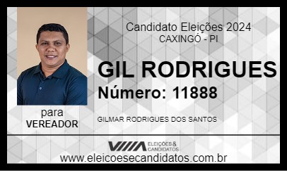 Candidato GIL RODRIGUES 2024 - CAXINGÓ - Eleições