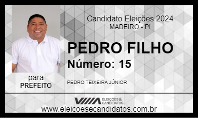 Candidato PEDRO FILHO 2024 - MADEIRO - Eleições